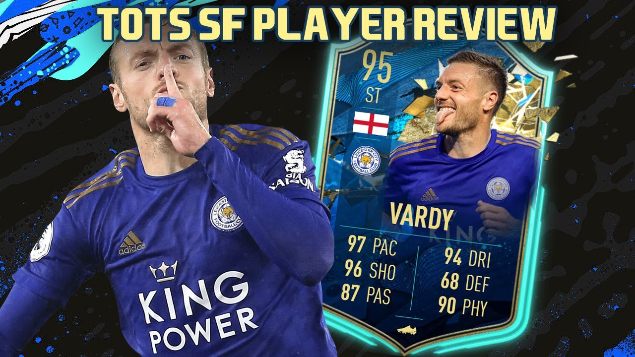 THIS CARD IS BROKEN! TOTSSF 95 JAMIE VARDY PLAYER REVIEW! FIFA 20 Ultimate Team