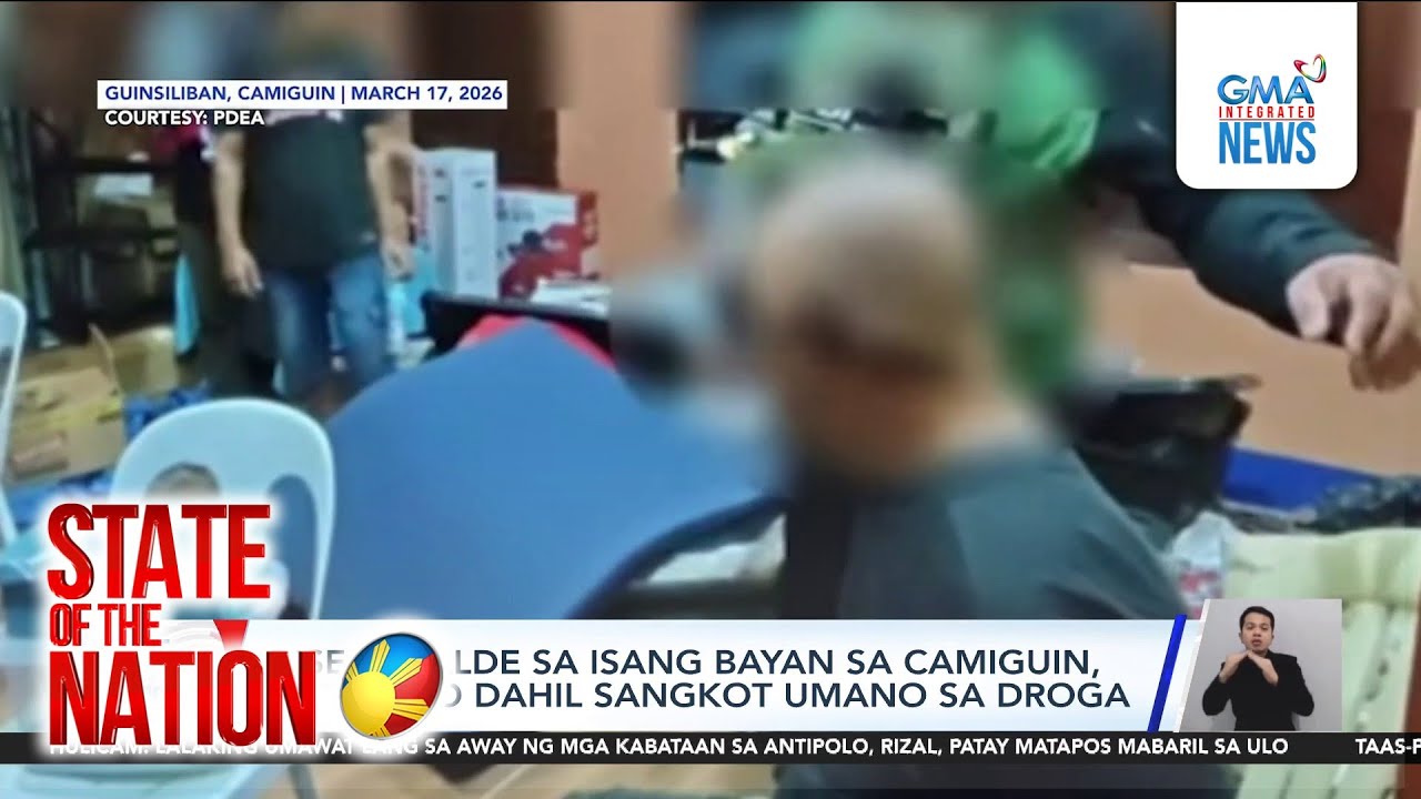 Camiguin vice mayor allegedly involved in drugs nabbed | SONA