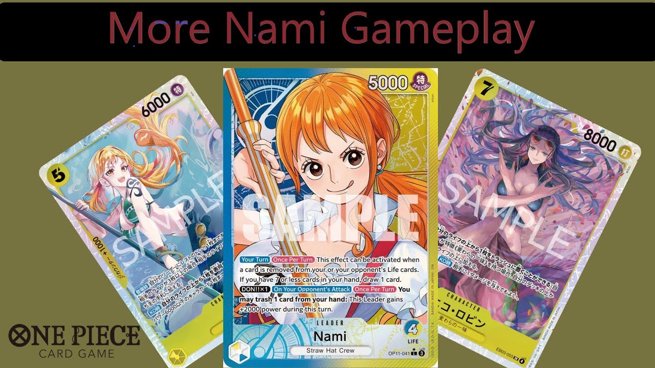 One Piece TCG: Nami gameplay Continues