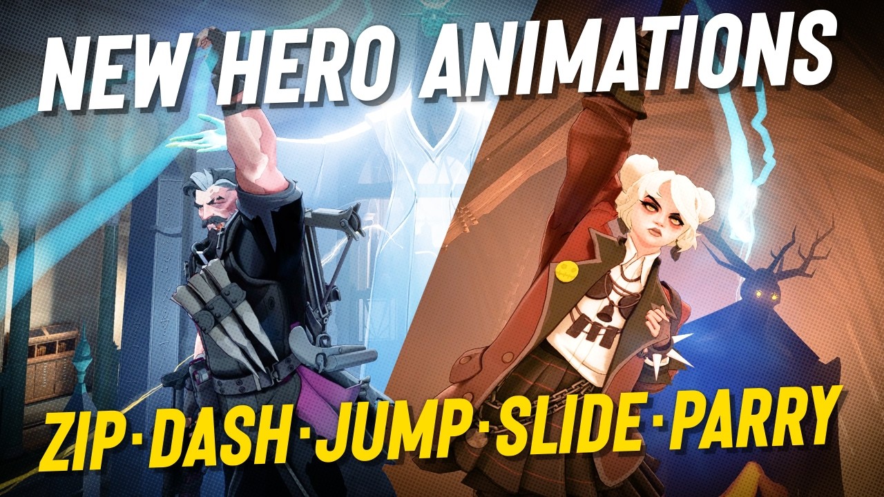 New Hero Animations (zip, dash, jump, slide, parry) | Deadlock 2026 Major Update