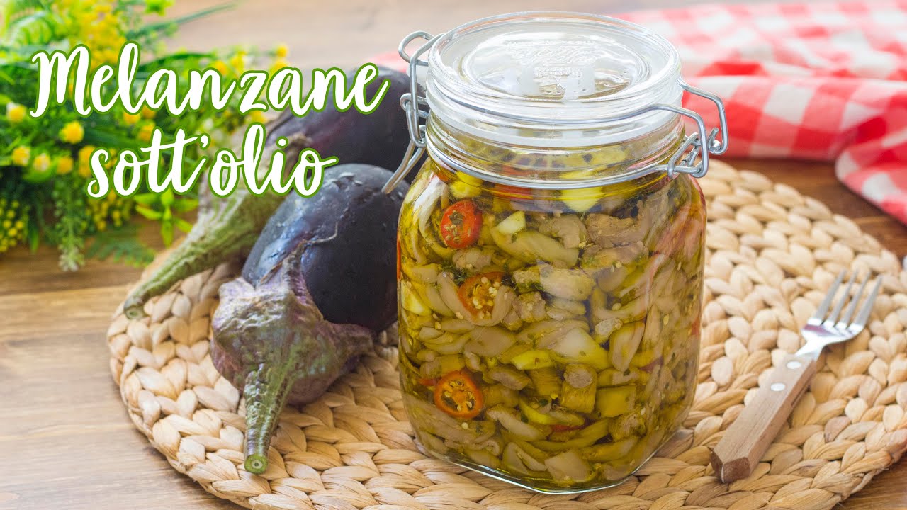 Melanzane Sott'Olio come le facevano le Nostre Nonne - Ricetta Facile - 55Winston55