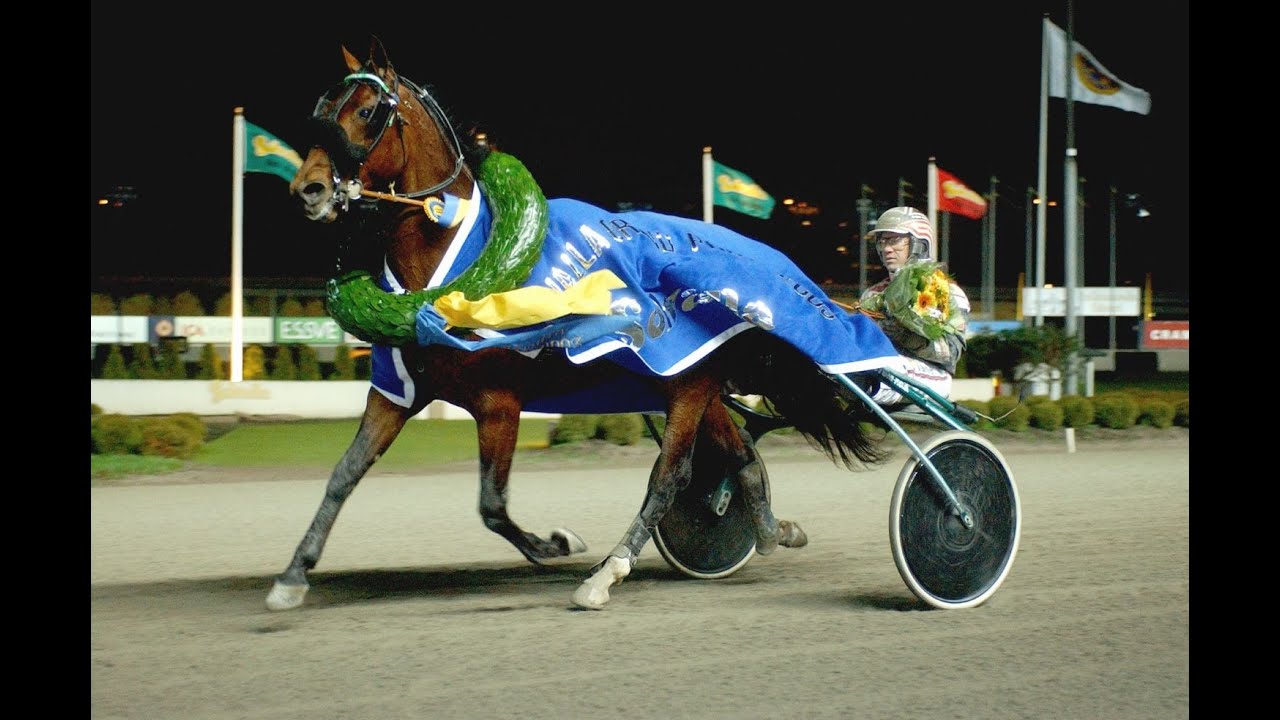 Naglo & Örjan Kihlström vinner Solvalla Grand Prix (500 000 kr) 2003. Segertid 1.14,2a/2 140 meter.