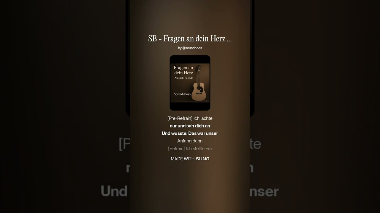 SB   Fragen an dein Herz v4 v1   Akustik Ballade