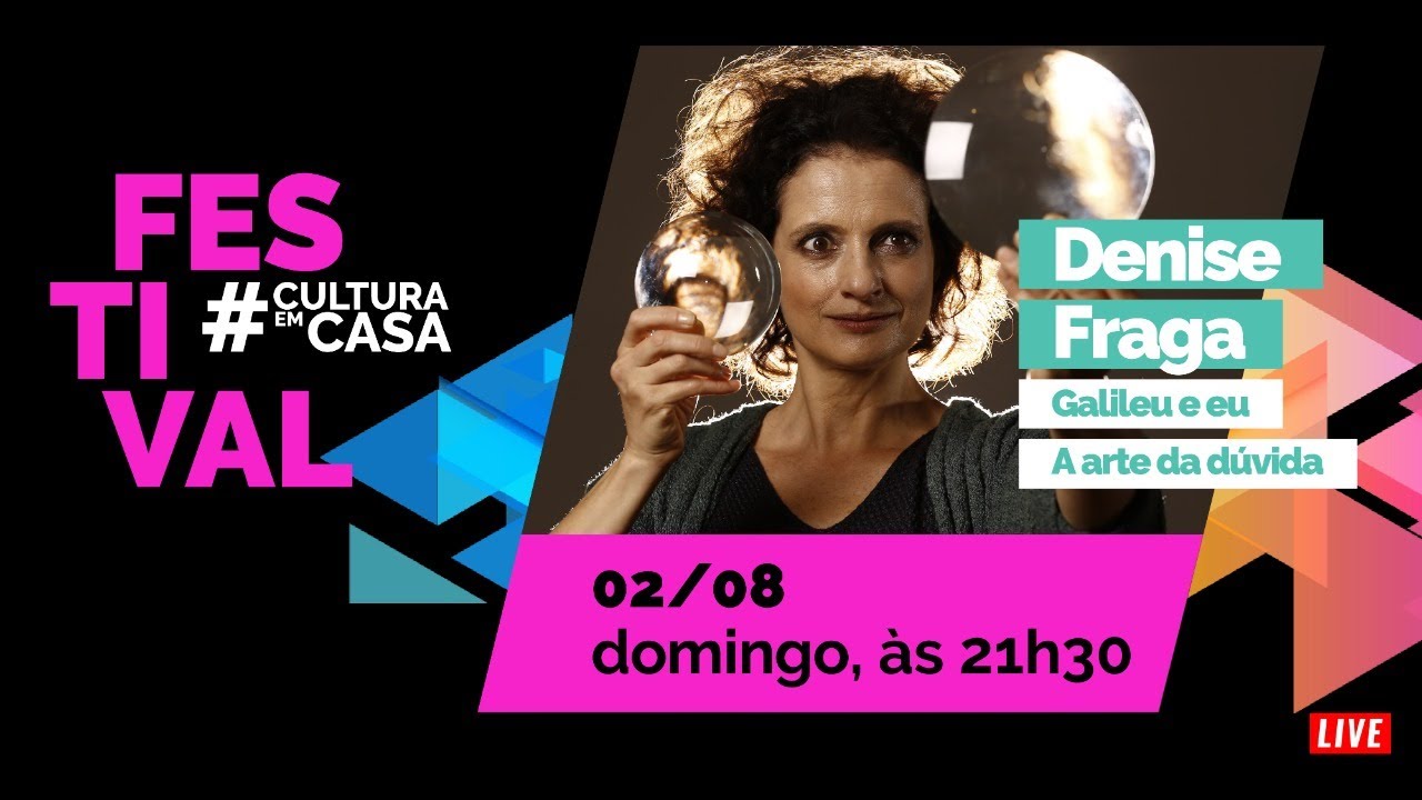 Live 85 Denise Fraga -  Festival CulturaEmCasa 02/08