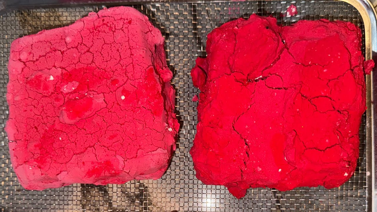 Red BSN Paste on Fresh BSN Blocks Tutorial #asmr #bsnchalk #oddlysatisfying #relax #bsngymchalk