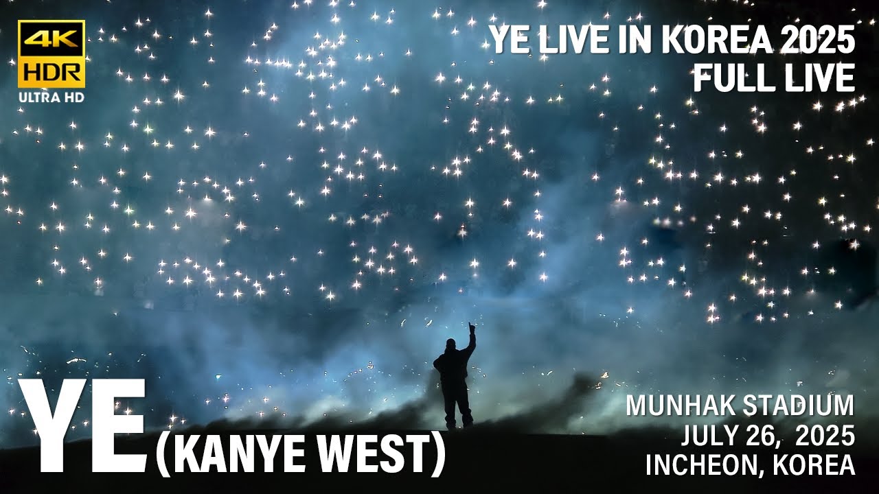 [26/07/2025] Ye - В ЖИВУЮ В КОРЕЕ 2025 | Kanye West в Корее | Full Live | 4k60p HDR Стерео