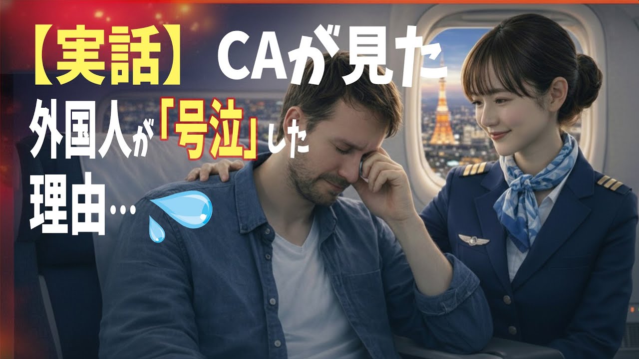 🇷🇺 🇯🇵【実話】CAが機内で見た…日本を離れる外国人が「号泣」した理由が深すぎる