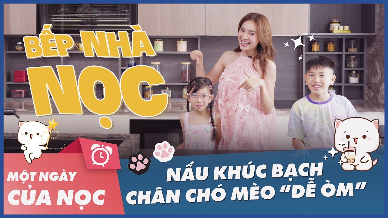 BẾP NHÀ NỌC NẤU KHÚC BẠCH CHÂN CHÓ MÈO “DỄ ÒM” ll MỘT NGÀY CỦA NGỌC NGỌC