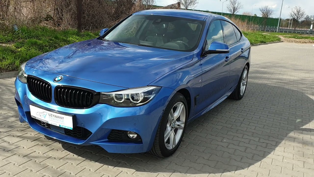 BMW 3GT 2.0B 184KM 2019r xDrive Estoril Blau Kamera360 Aktywny temp. na sprzedaż od Używany Pewniak!