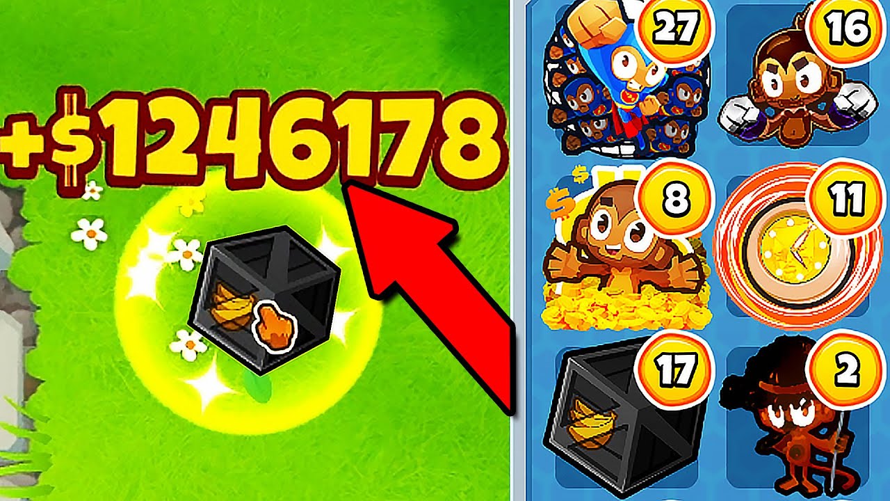 DODAŁEM NOWE OP MOCE DO BLOONS TD 6 (SKRZYNIA DAJĄCA 1,000,000 KASY)