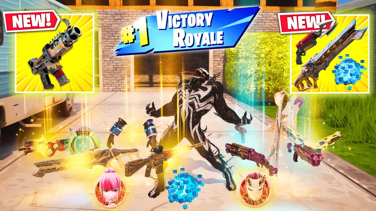VENOM + TACTICAL SUBMACHINE GUN vs NEW MEDALLIONS & MYTHICS CHALLENGE (Fortnite Chapter 6 Season 3)