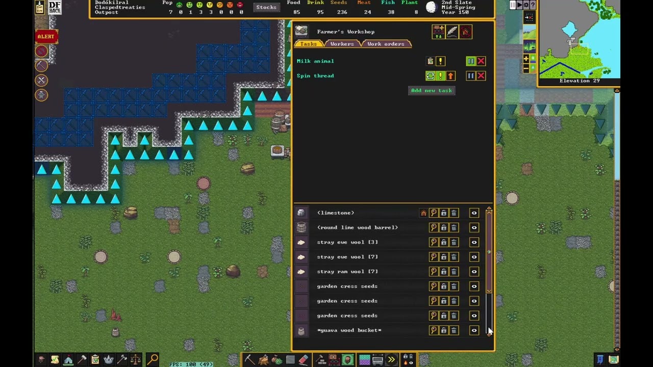 Dwarf Fortress Modded LP - Seige Update Episode 2