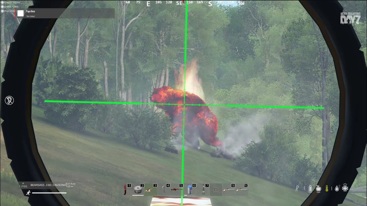 Killing Papa Bear doesn't always go smoothly #papabear #bearmountain #dayzmod #dayz #pve #darkhorde