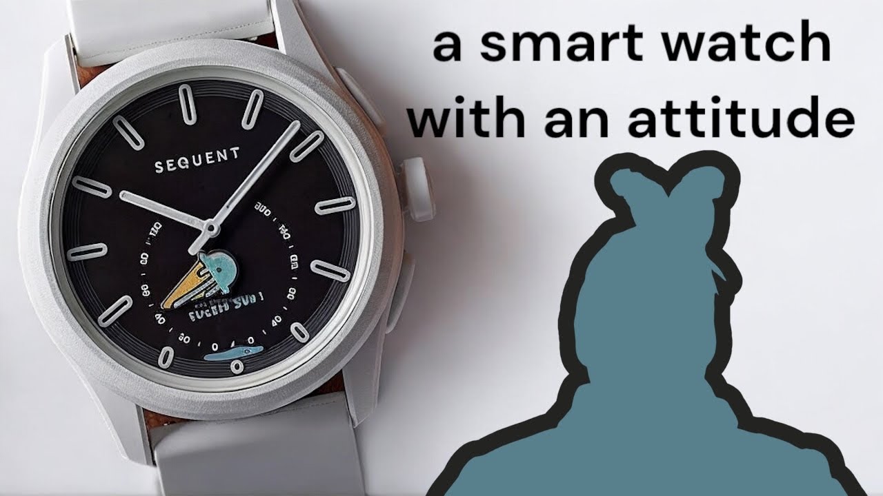 Sequent X Seconde/Seconde F**KING SUN Solar Smartwatch on a desert stroll