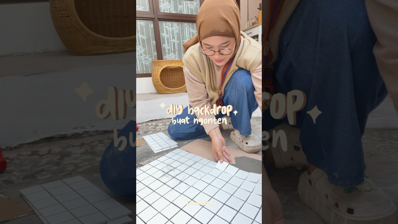 DIY PROPERTY NGONTEN ✨ - bisa buat background atau alas ngonten niih 🤍