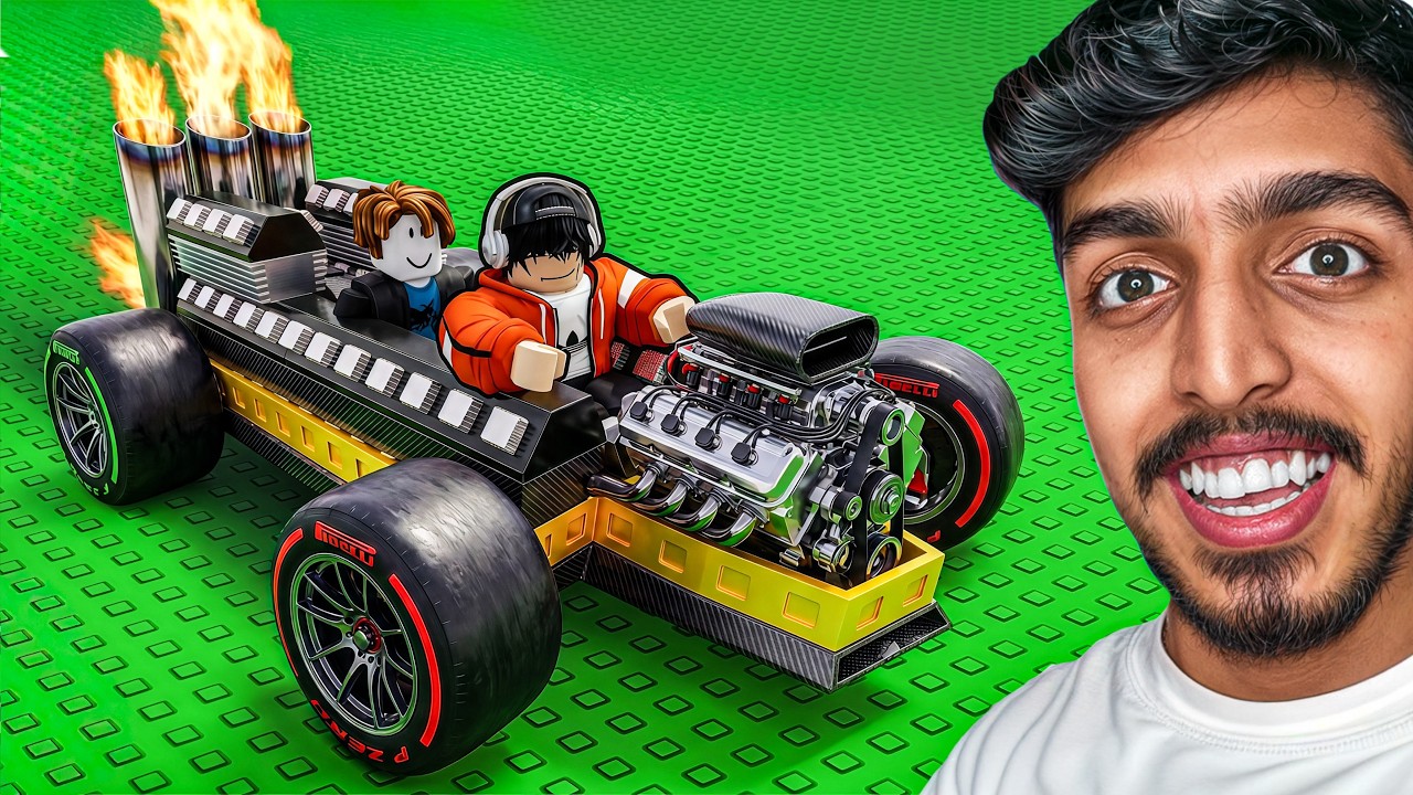We Built The Fastest Car in Roblox 🤩!!
