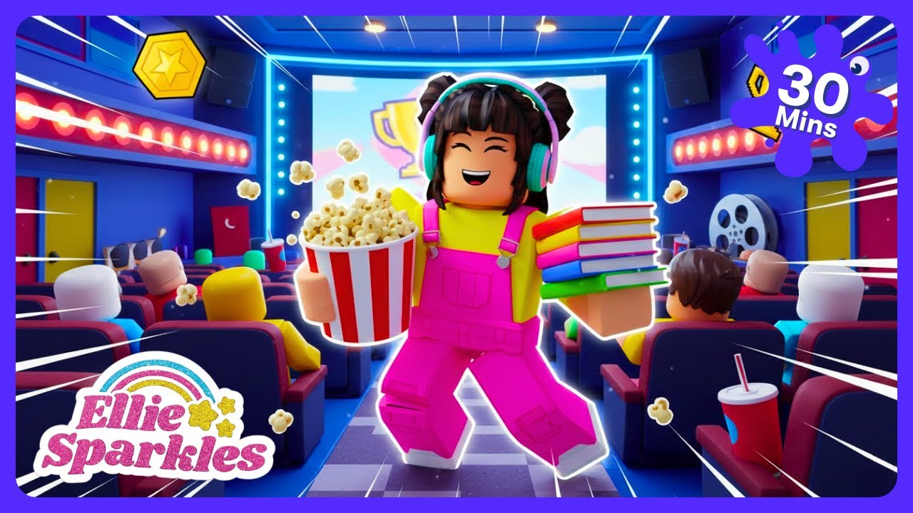 Ellie Sparkles - Roblox Movie Night Fun | Shows for Kids | WildBrain PlayHouse