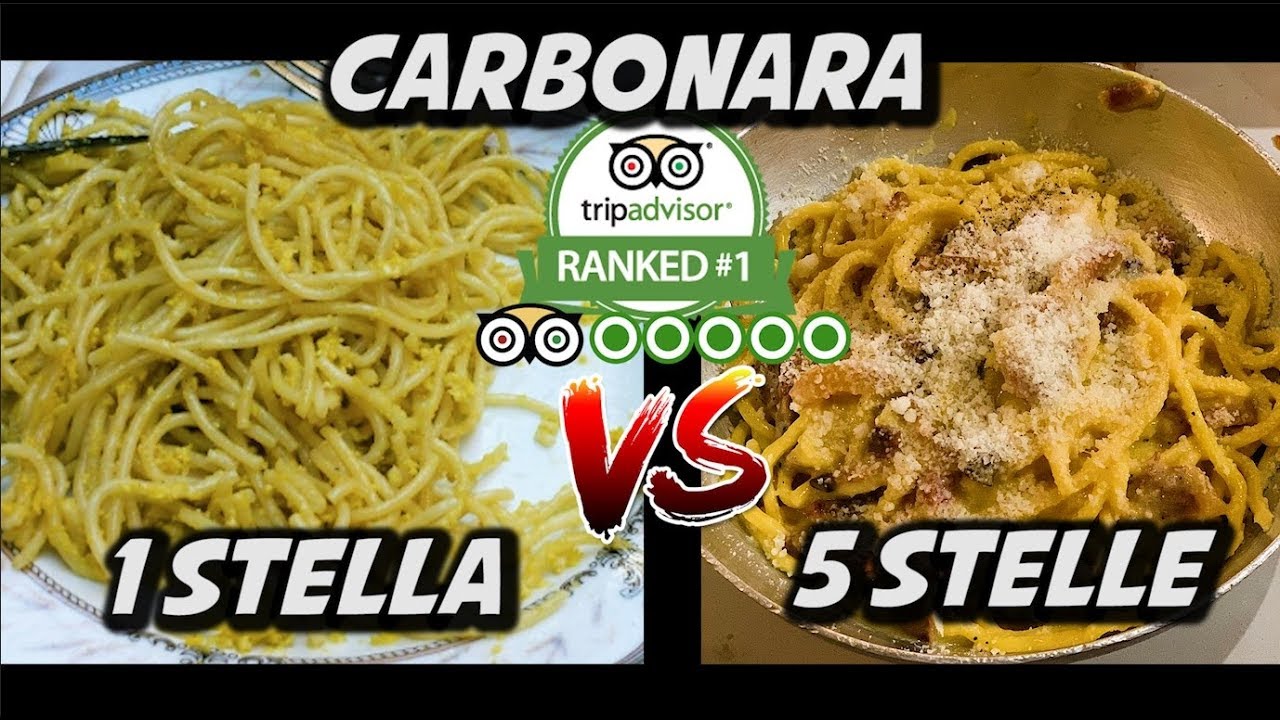 MIGLIOR CARBONARA VS PEGGIOR CARBONARA DI ROMA
