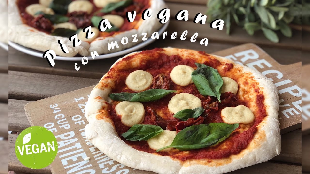 PIZZA con MOZZARELLA VEGANA | 100% casera