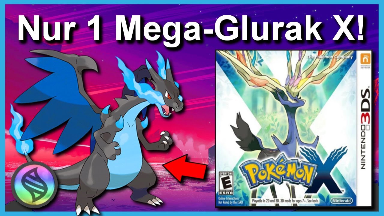 Kann man Pokemon X/Y mit NUR einem MEGA-GLURAK X durchspielen? (+ So wenig Kämpfe wie möglich)