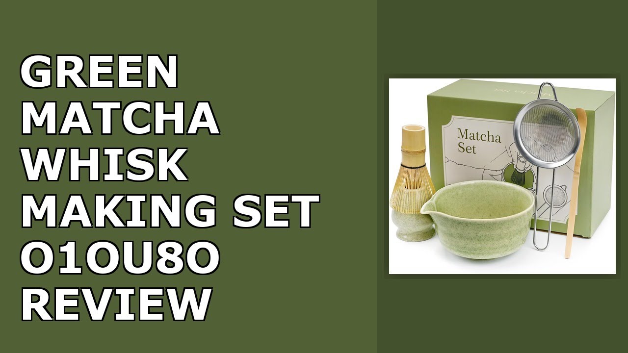 Green Matcha Whisk Making Set - Japanese Tea Kit with Whisk Bowl and Bamboo Scoop Ceramic Review