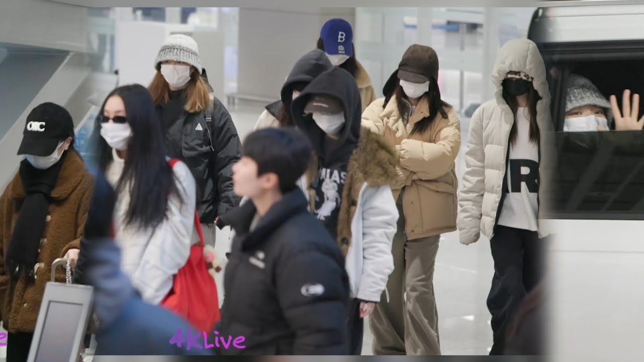 260203 TWICE 트와이스 Incheon ICN Arrival after THIS IS FOR World Tour in Dallas