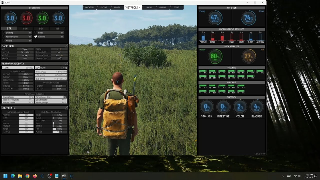 Scum - Cheat Player Stat