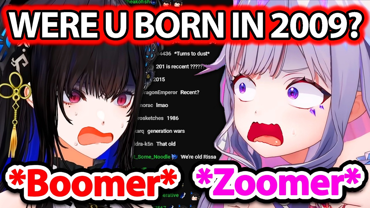 Chat Realized Biboo and Nerissa's Age Gap and Started Feeling Old 【Hololive】