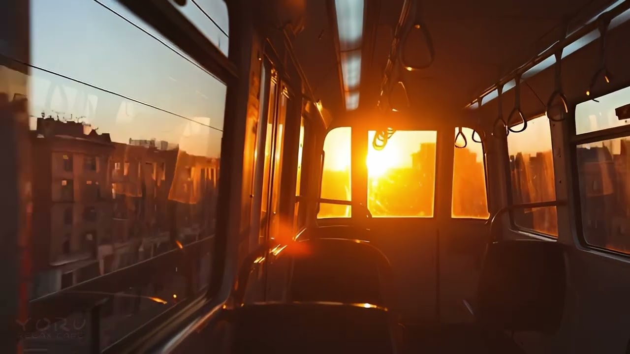 5 A.M. Empty Monorail 🚆 | Warm & Organic Liquid Lo-fi D&B for Focus – Yoru Relax Café