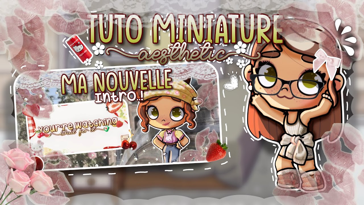 Tuto miniature..!🍓🧃🐞🦎