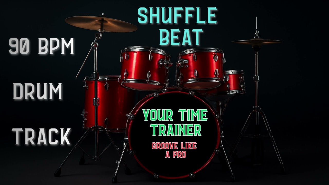 Shuffle Drum Beat 90 BPM -- Hit the Groove | Your Time Trainer