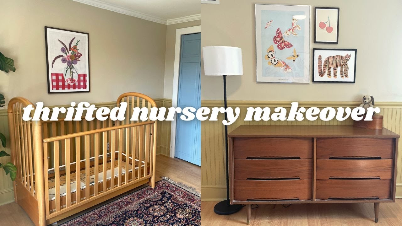 thrifted nursery makeover