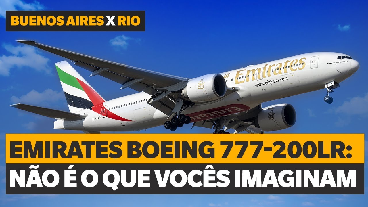CLASSE ECONÔMICA DA EMIRATES DE BUENOS AIRES PARA O RIO