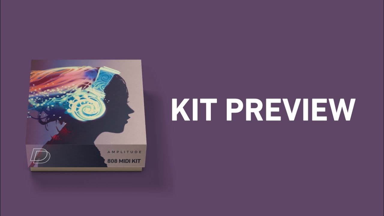 Kit Preview - Amplitude (808 Midi Loop Kit) | Drumvault