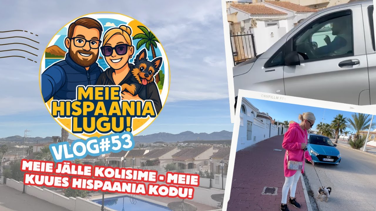 MEIE HISPAANIA LUGU 🇪🇸 VLOG #53 I ​​uus kodu + politsei & hambaarst 🇪🇸