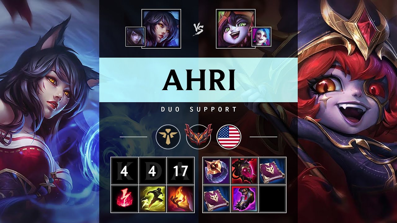 Ahri Support vs Lulu - NA Grandmaster Patch 25.18