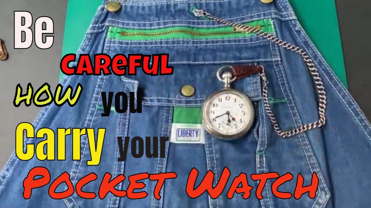 How to PROPERLY and SAFELY wear a POCKET WATCH/WEARING a pocket watch TODAY