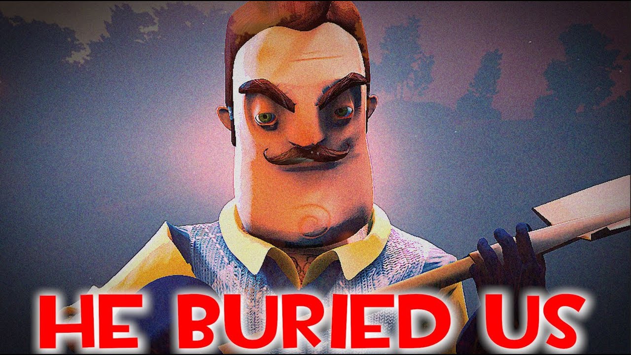 My Neighbor Buried Me Alive! – Hello Neighbor Alpha 1 (Part 2)