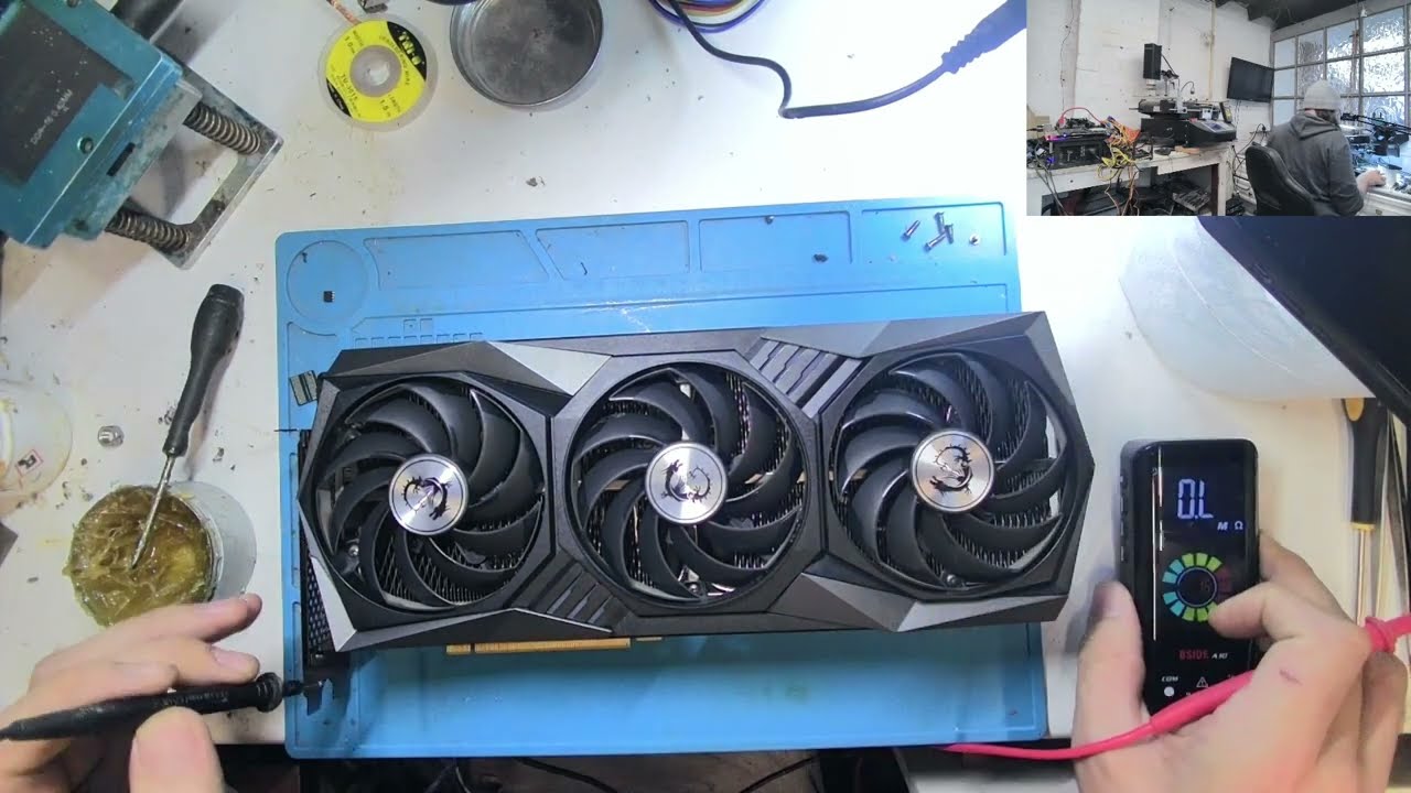 MSI RTX 3080Ti - Naprawa Karty. Karta wyłącza się podczas grania
