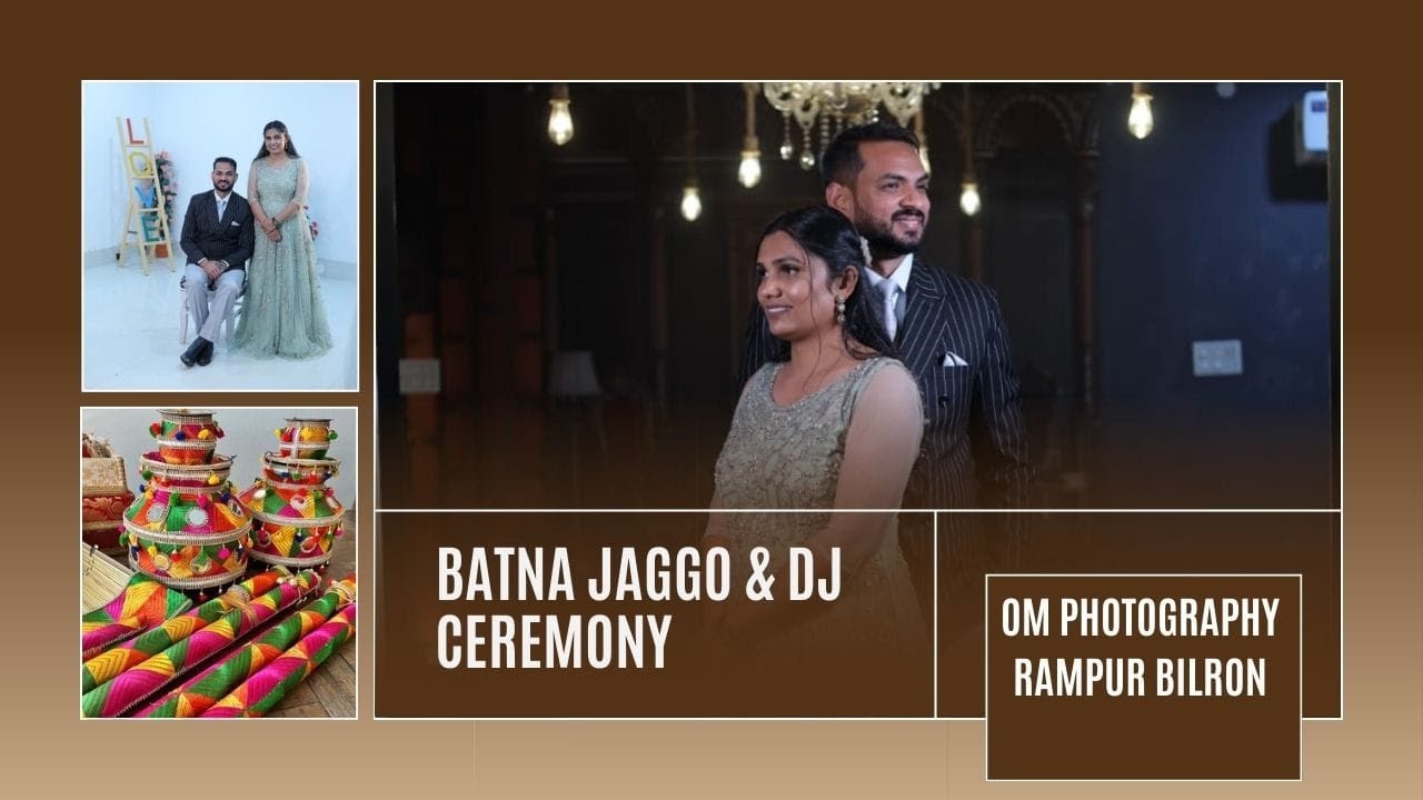 Live. Batna Jaggo & Dj Ceremony || Jaspal Rattu Weds Sakhshi || Om Photography. Rampur Bilron