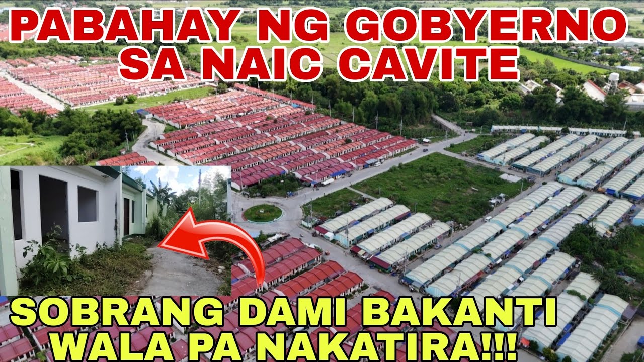 PABAHAY NG GOBYERNO SA NAIC CAVITE SOBRANG DAMI MAY MGA WALA PA NAKATIRA!