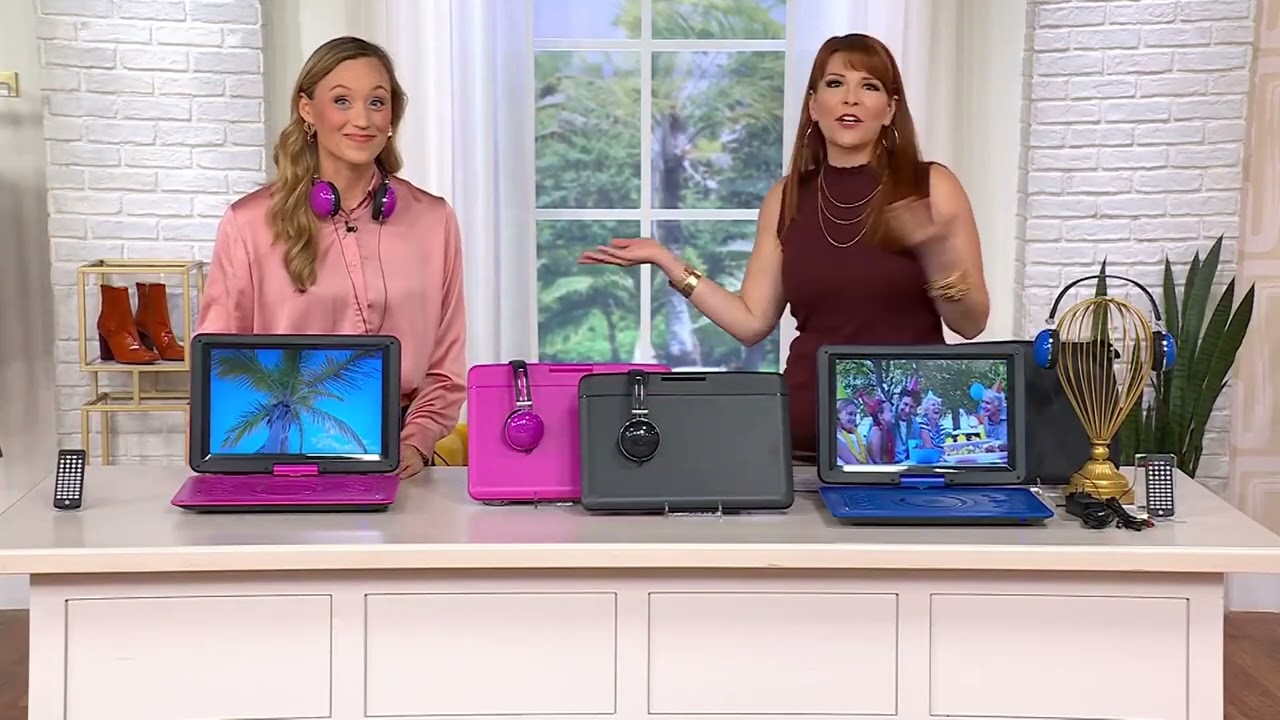 Watch Movies Anywhere With This Cool Portable DVD Player from Core Innovations! HSN w/Steph & Sarah