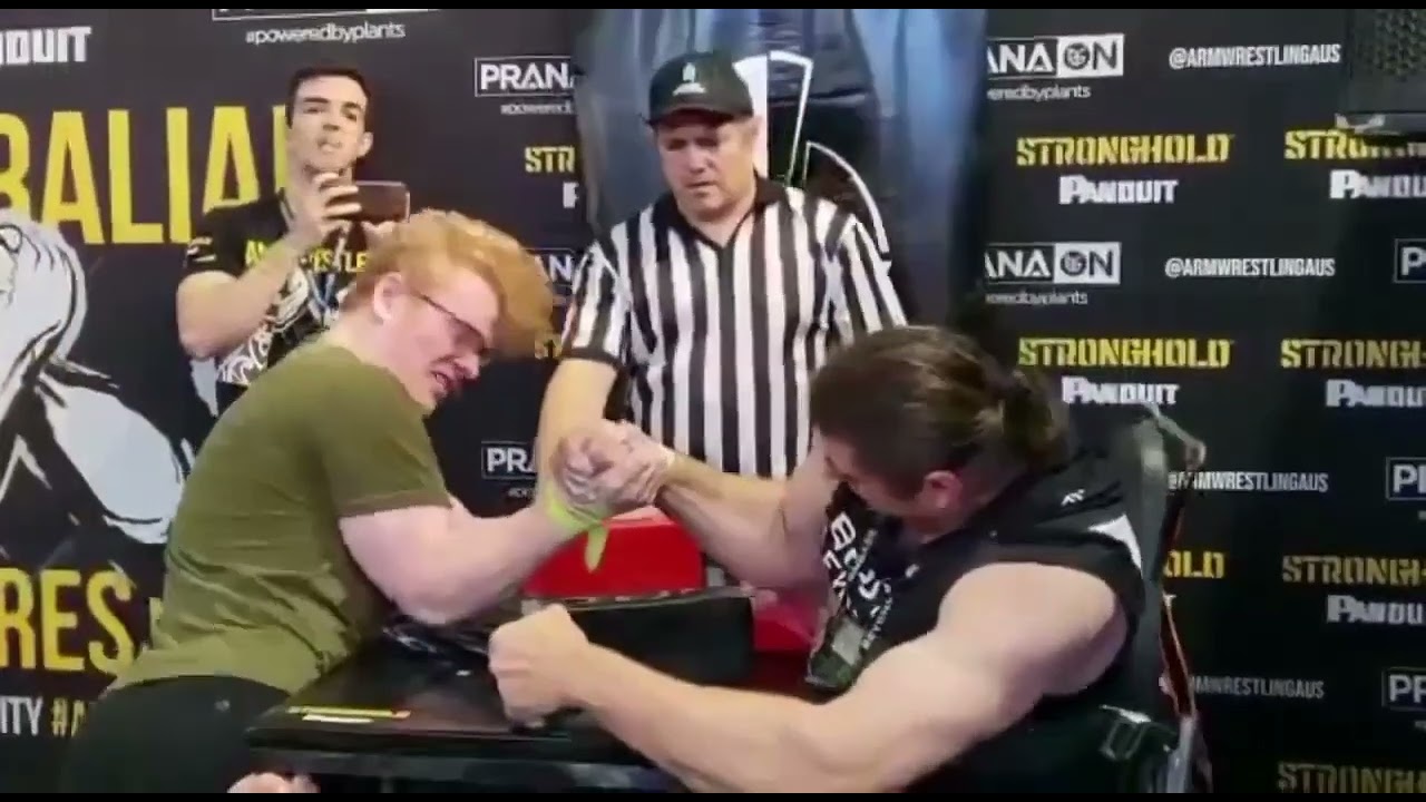 WARNING⚠️ BRUTAL Armwrestling match Ends with Arm Break at Meatstock Sydney 2023 Toprollking