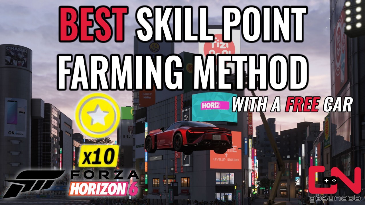 Best Forza Horizon 6 Skill Points Farming Method - With a Free Car (EASY 100 SP In 10 Mins)