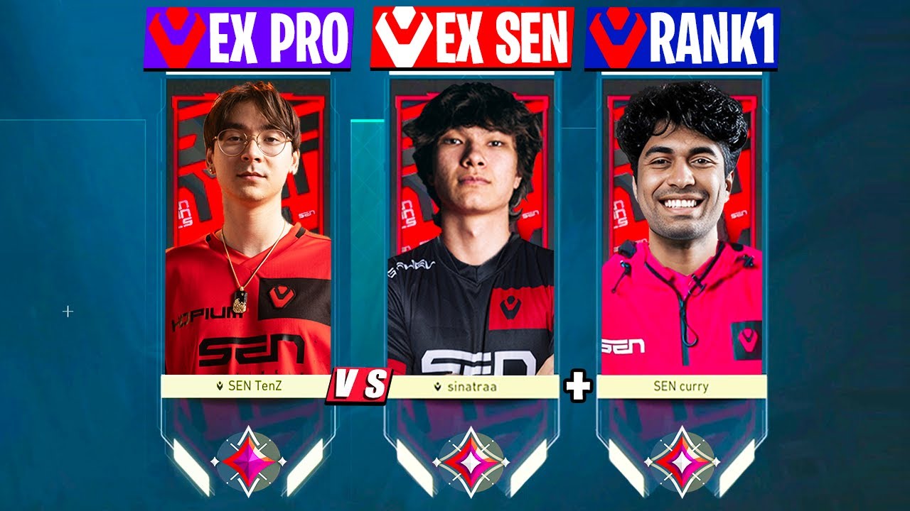 Как 3 Sentinels ex-Pro/Former/Sub - Rank 1 встретились в рейтинге | Solo TenZ против Sinatraa, Cu...