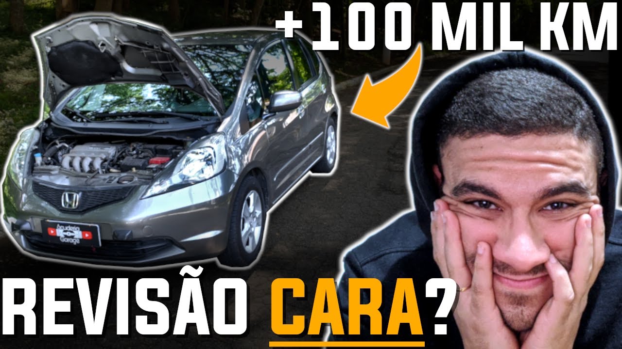 🚨 HONDA FIT É CARO DE MANTER? DÁ MUITA MANUTENÇÃO? CUSTOS DA REVISÃO DO FIT COM MAIS DE 100 MIL KM!!