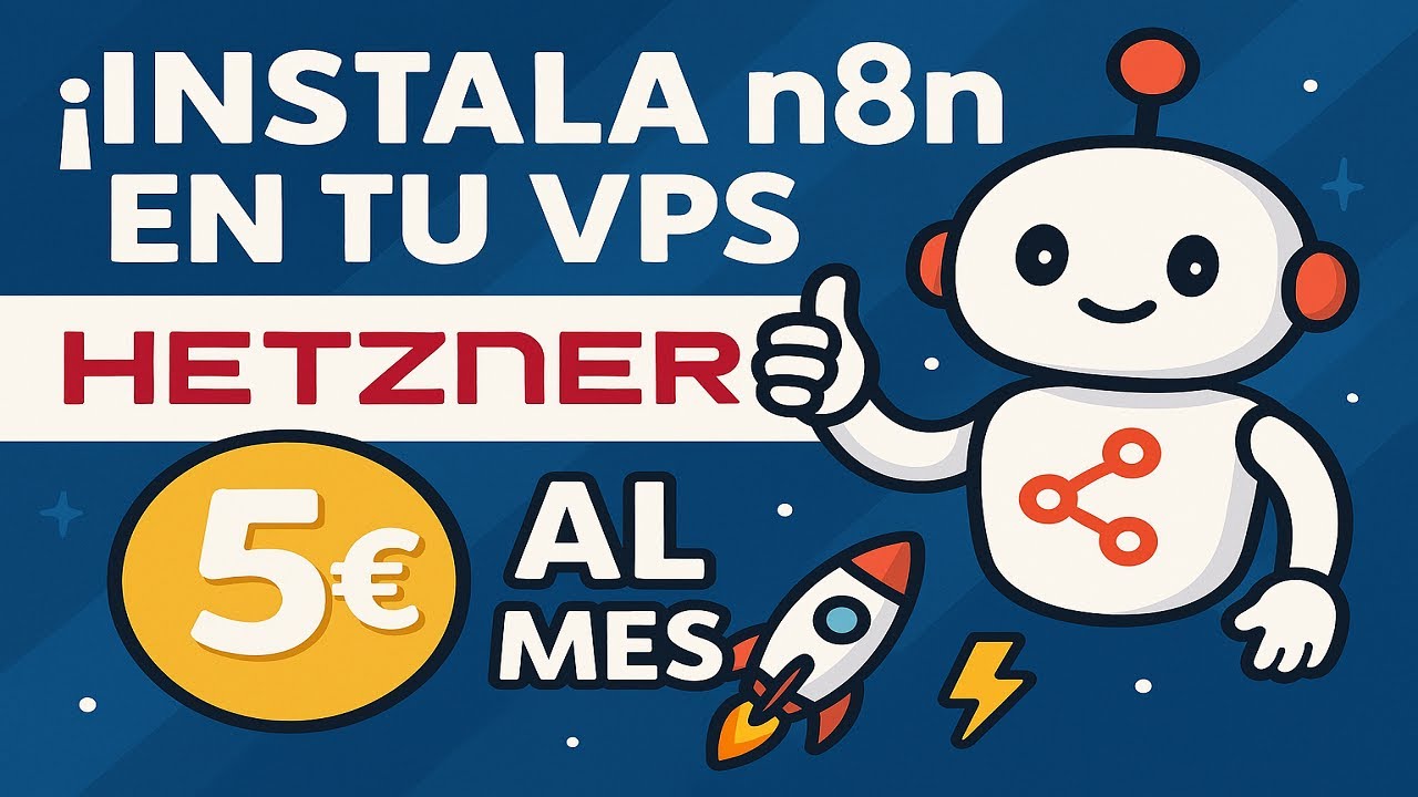 ¿Cómo Instalar n8n en tu VPS Hetzner? ¡Solo 5€ al mes! 🚀 ¡Fácil y rápido!