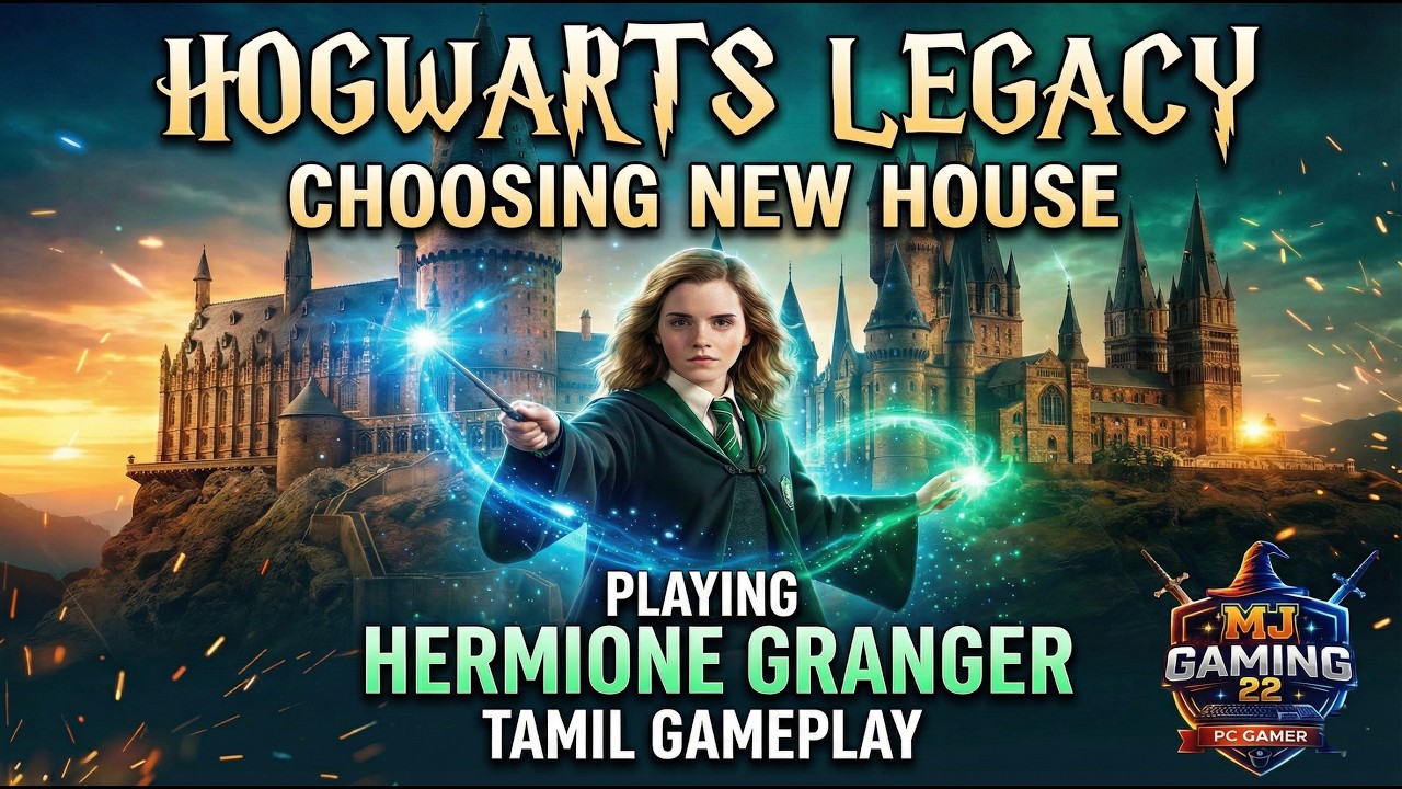 HOGWARTS LEGACY LIVE 🔴 Playing as HERMIONE GRANGER! | Character Creation & Sorting | Tamil Gameplay