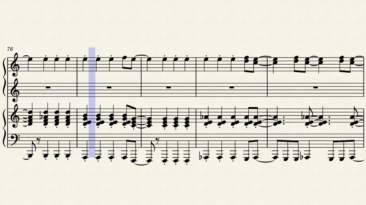 I hate you- Dennoko P for piano duo