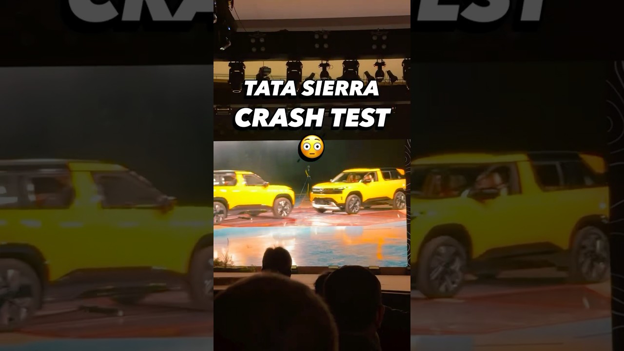 TATA SIERRA HEAD-ON CRASH TEST!